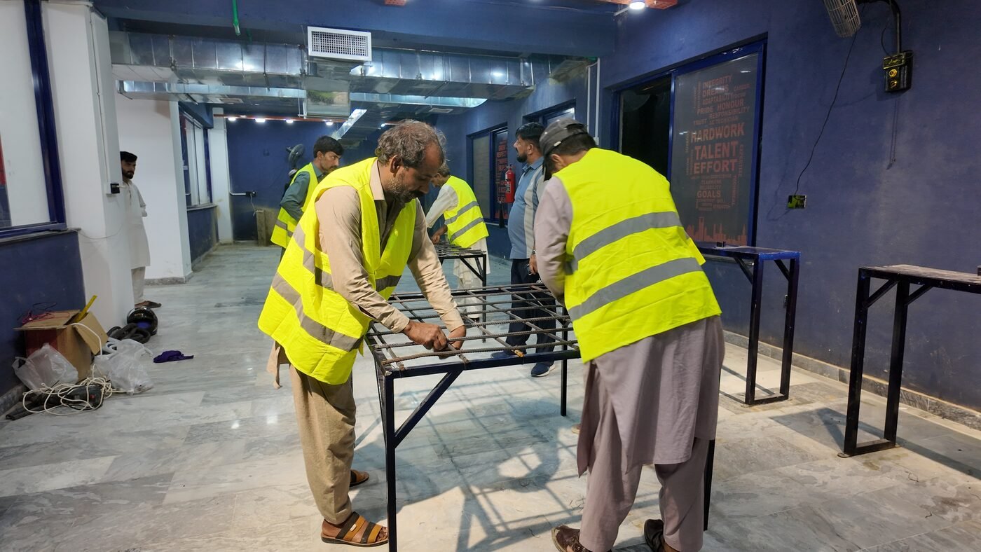 Hands-on carpentry exercise