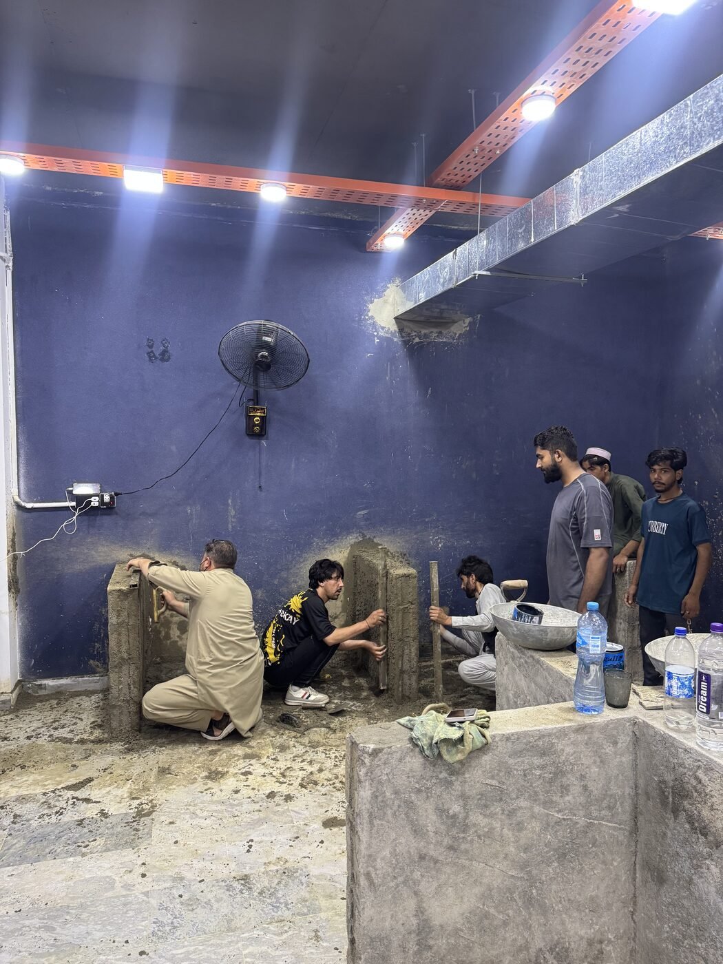 Concrete and masonry practical training